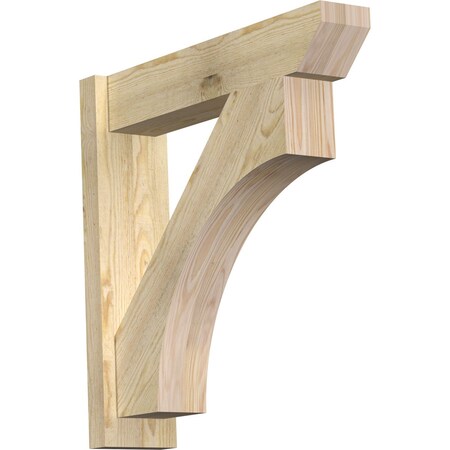 Ekena Millwork Westlake Slat Rough Sawn Outlooker, Douglas Fir, 6"W x 26"D x 26"H OUT06X26X26WTL06RDF
